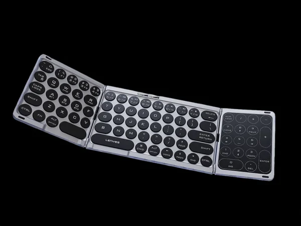 LENYES WK110 Bàn phím không dây gấp ba với Touchpad