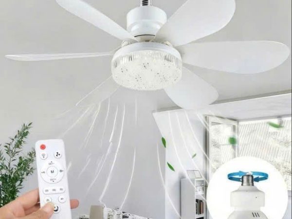 uạt Trần 2 Trong 1 Kiêm Đèn Trang Trí Sắc CK21