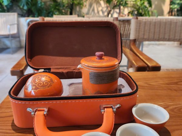 Bộ Ấm Trà Du Lịch Sứ Cao Cấp/Quà tặng