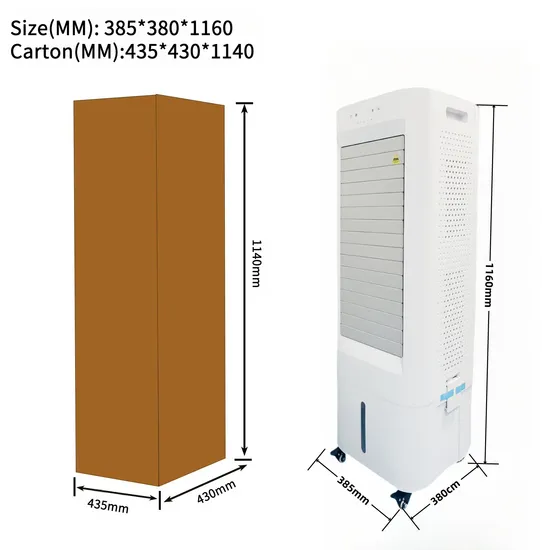 Quạt điều hòa làm mát chạy bằng năng lượng mặt trời 25L - Ảnh 6